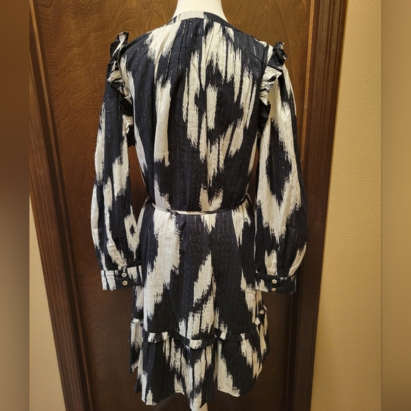 Maurices Black & White Dress With Gold Accents NWT - Picture 7 of 16